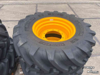 Telescopische Shovel / Wiellader / Kniklader Michelin 460/70R24 Band + velg JCB