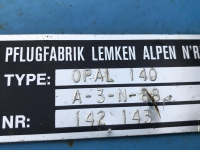 Ploegen Lemken Opal 140 4 schaar