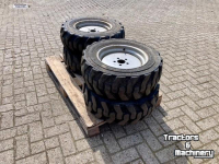 Wielen, Banden, Velgen & Afstandsringen Weidemann BKT + Trelleborg 27x8.50-15 Banden