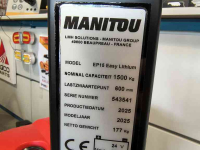 Elektrische palletwagen Manitou EP15 Easy