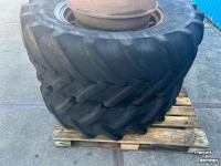 Wielen, Banden, Velgen & Afstandsringen Michelin Dubbelwiel+haken 480/65R28