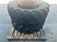 Wielen, Banden, Velgen & Afstandsringen Michelin Dubbelwiel passend aan 25 Inch velg+haak