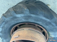 Wielen, Banden, Velgen & Afstandsringen Michelin Dubbelwiel passend aan 25 Inch velg+haak