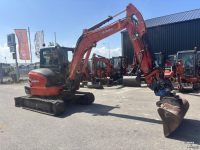 Bandenkraan / Graafmachine op wielen Kubota KX57-4