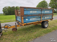 Kipper / Kiepwagen / Landbouwkipper Rolland BH45 kipper met kleppen en deuren