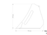 Front-laders / Frontlader / Voorlader Qmac VBM240 Grondbak, Voorladerbak, Schepbak