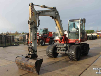 Bandenkraan / Graafmachine op wielen Takeuchi TB070W mobiele graafmachine mobiele kraan bandenkraan