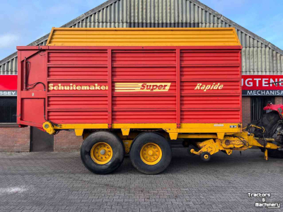 Opraapwagen Schuitemaker Rapide 125 S opraapwagen. Weidebouwmachines