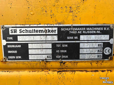 Opraapwagen Schuitemaker Rapide 125 S opraapwagen. Weidebouwmachines