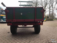 Dieplader / Aanhanger  Enkelassige houten wagen