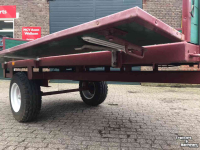 Dieplader / Aanhanger  Enkelassige houten wagen
