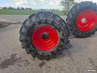 Wielen, Banden, Velgen & Afstandsringen Michelin 16.9R24 & 18.4R38 AgriBIB