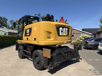 Bandenkraan / Graafmachine op wielen Caterpillar M318F schuifblad en stempels