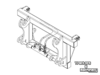 Adapters / Verloopadapters Qmac MERKADAPTER BLANCO - TEREX TL80
