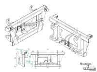 Adapters / Verloopadapters Qmac MERKADAPTER BLANCO - TEREX TL80