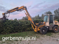 Shovel / Wiellader / Kniklader Liebherr 507 Speeder Shovel + Hemos Heggen-maaiarm