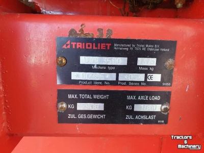 Voeruitkuilwagen Mullos Trioliet UKW  -3500