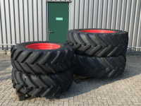 Wielen, Banden, Velgen & Afstandsringen Michelin 650/65R42 + 480/70R30 spoor 213cm