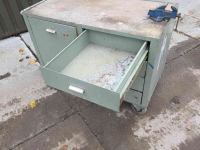 Werktafel  werkbank gereedschapkist