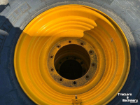 Wielen, Banden, Velgen & Afstandsringen Michelin Set 500/70-24  JCB 10-gaats 90%