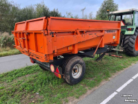 Kipper / Kiepwagen / Landbouwkipper Agromet T039 5 tons kipper in nette staat
