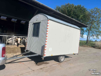 Overige bouwmachines, grondverzetmachines en toebehoren  Schaftwagen Schaftkeet