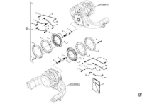 Tractor / Trekker New Holland T8 verbreding smarttrax en CASE-IH Magnum  CNH Parts nr:84567678