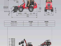 Shovel / Wiellader / Kniklader Heracles H220 PRO no cab, cab en elektrisch NIEUW!