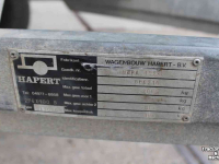 Auto-aanhangwagen t/m 3500 Kg Hapert DL2000 tandemas aanhangwagen aanhanger tandemasser