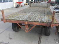 Vierwielige wagen / Landbouwwagen  landbouwwagen Balenwagen aanhangwagen aanhanger 4-wielige wagen kar balenkar