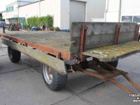 Vierwielige wagen / Landbouwwagen  landbouwwagen Balenwagen aanhangwagen aanhanger 4-wielige wagen kar balenkar