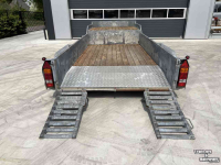 Getrokken truck-aanhanger  Veldhuizen P 24-3A 7000kg luchtgeremd