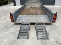 Getrokken truck-aanhanger  Veldhuizen P 24-3A 7000kg luchtgeremd