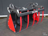 Mestgrijpers Hofstede Compact mini mestgrijper vork bak MTS met bovenklem lichtgewicht