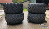 Wielen, Banden, Velgen & Afstandsringen BKT 750/60R26.5 95% FL 630 / Nog 1 set voorradig