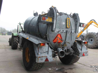 Mesttank Peecon 5000 liter kippende giertank kiepende mesttank waterwagen zuigarm hydraulische achterwand