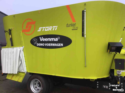 Voermengwagen Vertikaal Storti DEMO Dunker T2S 240 & Dunker T3S 340
