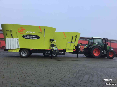 Voermengwagen Vertikaal Storti DEMO Dunker T2S 240 & Dunker T3S 340