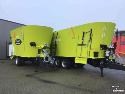 Voermengwagen Vertikaal Storti DEMO Dunker T2S 240 & Dunker T3S 340