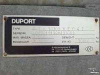 Mesttank Duport 10300