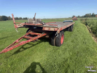 Vierwielige wagen / Landbouwwagen Miedema Schamel aanhanger opknapper