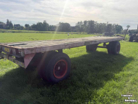 Vierwielige wagen / Landbouwwagen Miedema Schamel aanhanger opknapper