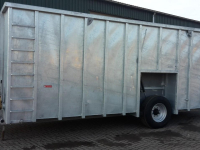 Mestcontainer  Gegalvaniseerde mestcontainer