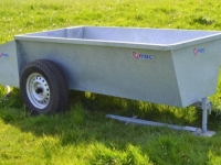 Water drinkbak - zonne energie Qmac Zonnedrinkbak / Waterdrinkbak Anti Diefstal 900 liter 100 Watt op zonne energie en met bronpomp