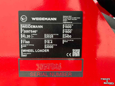 Shovel / Wiellader / Kniklader Weidemann 1160