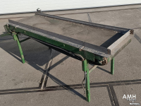 Transportband  Vlakke leesband 2100x600 LEESBAND TRANSPORTBAND VLAKKE BAND FLAT BELT INSPECTION CONVEYOR BELT FLACHBAND VERLESEBAND FÖRDERBAND
