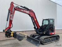 Mini-graver / Mini-graafmachine Yanmar SV100-7 incl. vaste Engcon (serv. 58382)