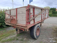 Kipper / Kiepwagen / Landbouwkipper Spijkstaal Enkelas kipper
