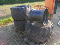 Wielen, Banden, Velgen & Afstandsringen Nokian 500/50-22.5