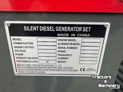 Aggregaat / Generator  kawakenki  70 kva